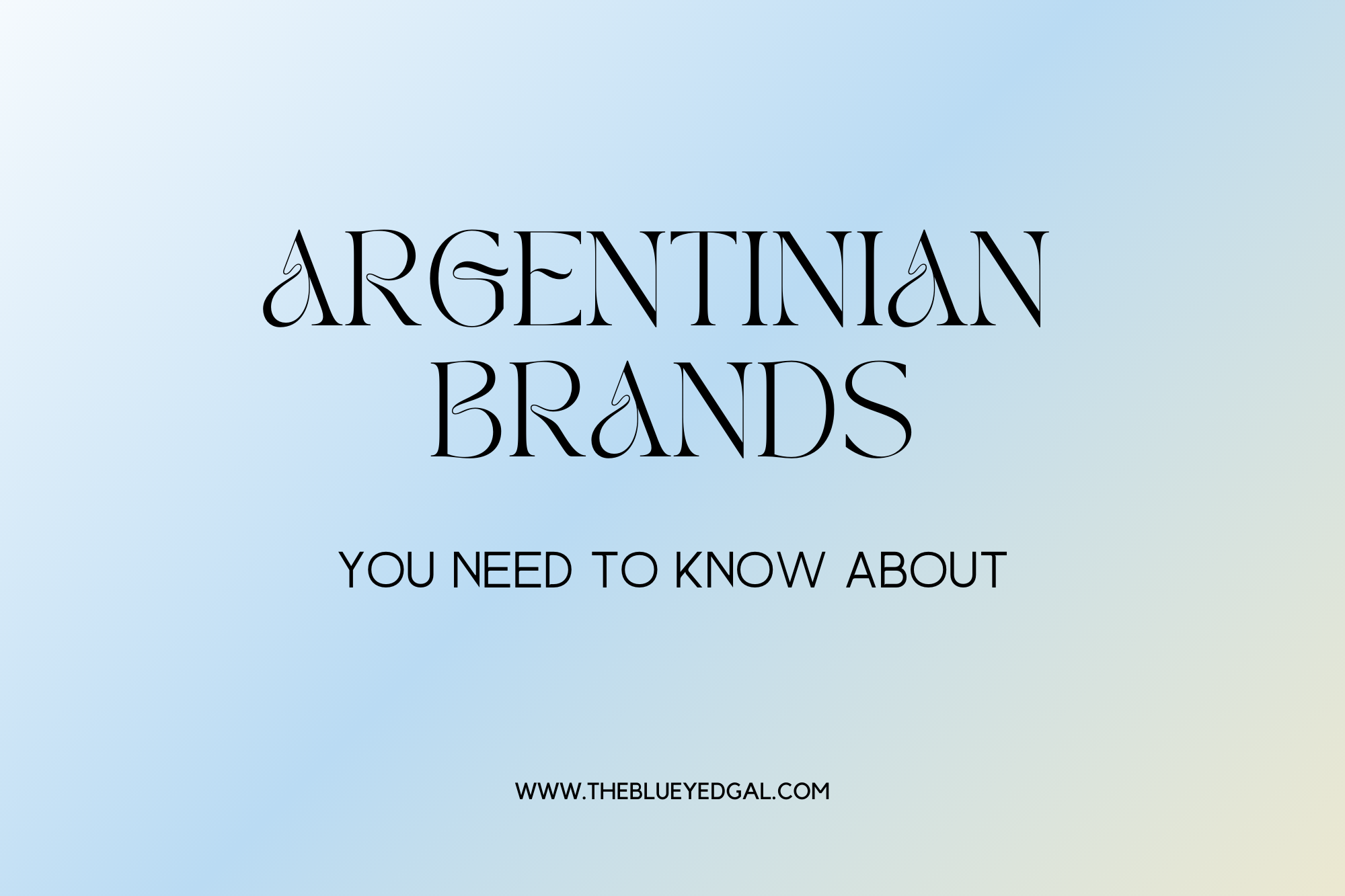 Luxury Brands Are Fleeing Argentina